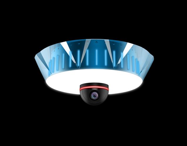 金闪熹新型智能多媒体监控筒灯 照明、监控与多媒体的智慧融合